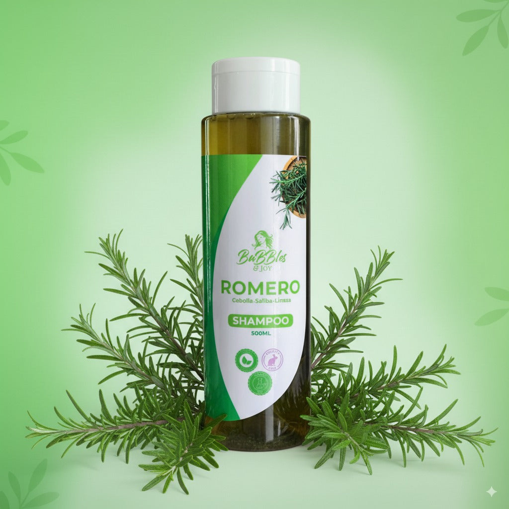 Shampoo Anticaída Combo X2 – Romero, Cebolla, Sábila y Linaza