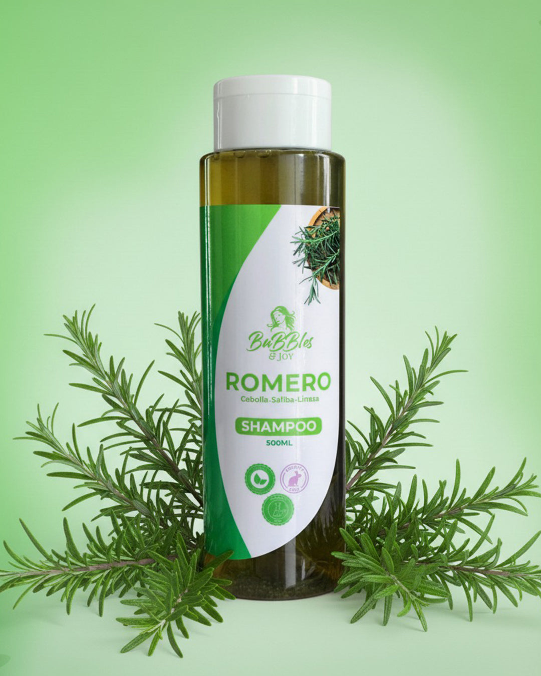 Shampoo Anticaída Combo X2 – Romero, Cebolla, Sábila y Linaza