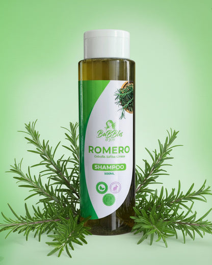 Shampoo Anticaída Combo X2 – Romero, Cebolla, Sábila y Linaza